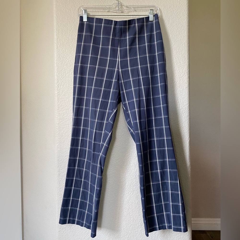 A New Day Blue Plaid Trouser Pants | 8